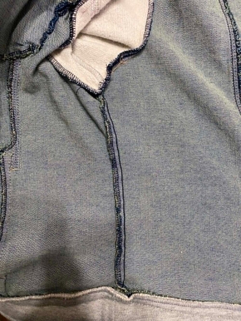 North Style Women's Layered Fleece & Denim Jacket size M - Picture 7 of 9